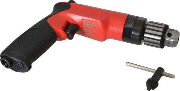 Sioux Tools - 3/8" Reversible Keyed Chuck - Pistol Grip Handle, 2,500 RPM, 14.16 LPS, 30 CFM, 1 hp - Best Tool & Supply