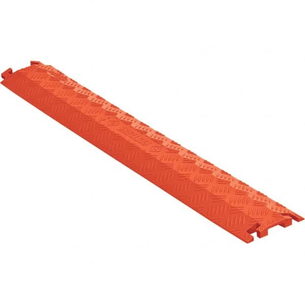 Checkers - On Floor Cable Covers Cover Material: Polyurethane Number of Channels: 1-1/2 - Best Tool & Supply