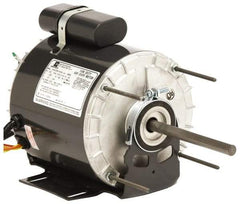 US Motors - 1/6 hp, TENV Enclosure, Auto Thermal Protection, 1,075 RPM, 115 Volt, 60 Hz, Industrial Electric AC/DC Motor - Size 48 Frame, Hub/Stud Mount, 2 Speed, Ball Bearings, B Class Insulation, Reversible - Best Tool & Supply