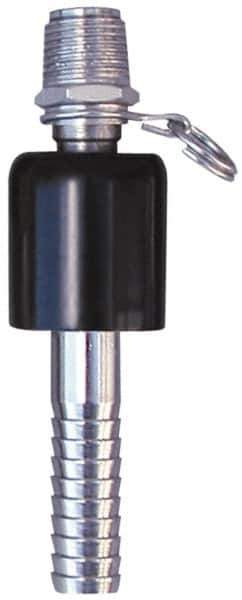 SuperKlean - NPT x 5/8" Hose Barb, Ball Type Swivel Hose Adapter - Stainless Steel - Best Tool & Supply