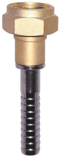 SuperKlean - 3/4 FGHT x 1/2" Hose Barb, FGHT x Hose Barb Swivel - Brass & Stainless Steel - Best Tool & Supply