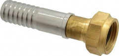 SuperKlean - 3/4 FGHT x 3/4" Hose Barb, FGHT x Hose Barb Swivel - Brass & Stainless Steel - Best Tool & Supply