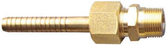 SuperKlean - NPT x 1/2" Hose Barb, 3 Piece Mixer Adapter - Brass - Best Tool & Supply