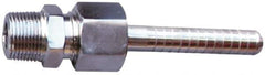 SuperKlean - NPT x 1/2" Hose Barb, 3 Piece Mixer Adapter - Stainless Steel - Best Tool & Supply