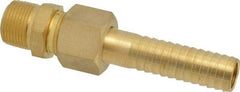 SuperKlean - NPT x 3/4" Hose Barb, 3 Piece Mixer Adapter - Brass - Best Tool & Supply