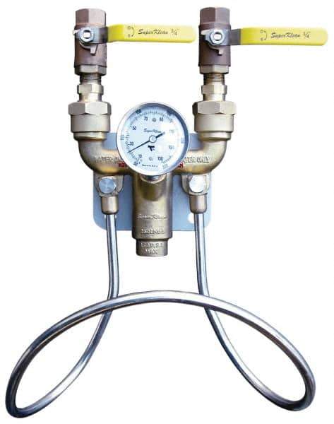 SuperKlean - 3/4" Pipe, 150 Max psi, Brass & Bronze Water Mixing Valve & Unit - FNPT End Connections - Best Tool & Supply