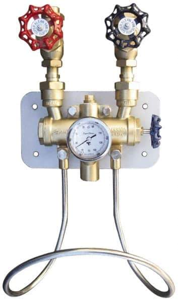 SuperKlean - 150 Max psi, Bronze Water Mixing Valve & Unit - FNPT End Connections - Best Tool & Supply