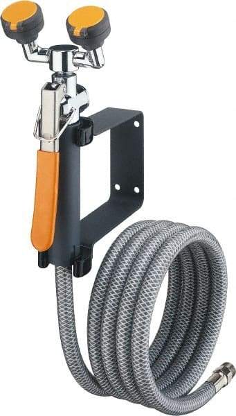 PRO-SAFE - Plumbed Drench Hoses Mount: Wall Style: Dual Spray Head - Best Tool & Supply