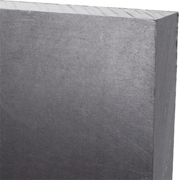 Made in USA - 3/4" Thick x 12" Wide x 1' Long, Polyethylene (UHMW) Sheet - Black, Antistatic Grade - Best Tool & Supply