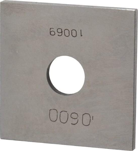 Value Collection - 0.06" Square Steel Gage Block - Accuracy Grade 0 - Best Tool & Supply