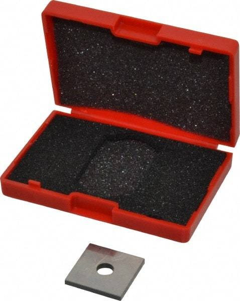 Value Collection - 0.103" Square Steel Gage Block - Accuracy Grade 0, Includes NIST Traceability Certification - Best Tool & Supply