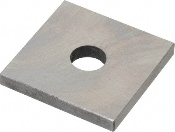 Value Collection - 0.122" Square Steel Gage Block - Accuracy Grade 0, Includes NIST Traceability Certification - Best Tool & Supply