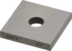 Value Collection - 0.15" Square Steel Gage Block - Accuracy Grade 0, Includes NIST Traceability Certification - Best Tool & Supply