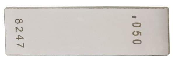 Value Collection - 0.1006" Rectangular Steel Gage Block - Accuracy Grade AS-1, Includes NIST Traceability Certification - Best Tool & Supply