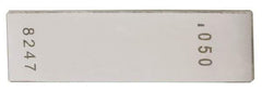 Value Collection - 0.0508" Rectangular Steel Gage Block - Accuracy Grade 0 - Best Tool & Supply