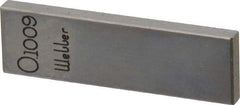 Value Collection - 0.1009" Rectangular Steel Gage Block - Accuracy Grade 0, Includes NIST Traceability Certification - Best Tool & Supply