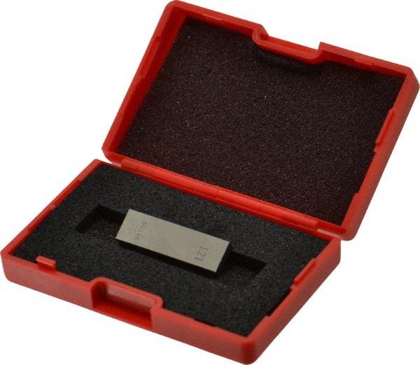 Value Collection - 0.121" Rectangular Steel Gage Block - Accuracy Grade 0, Includes NIST Traceability Certification - Best Tool & Supply