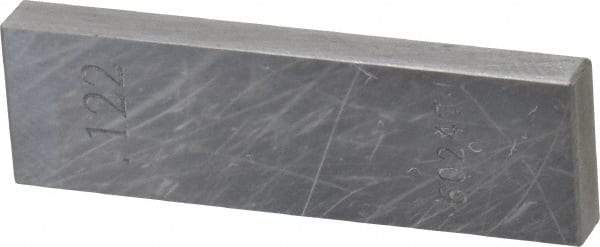 Value Collection - 0.122" Rectangular Steel Gage Block - Accuracy Grade 0, Includes NIST Traceability Certification - Best Tool & Supply