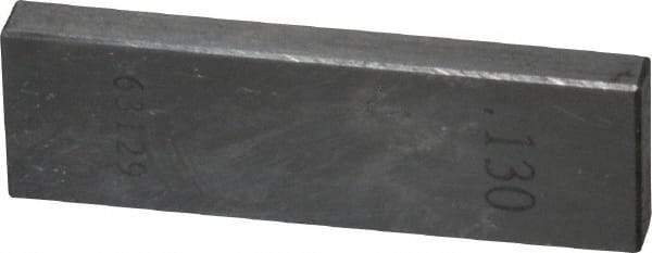 Value Collection - 0.13" Rectangular Steel Gage Block - Accuracy Grade 0, Includes NIST Traceability Certification - Best Tool & Supply