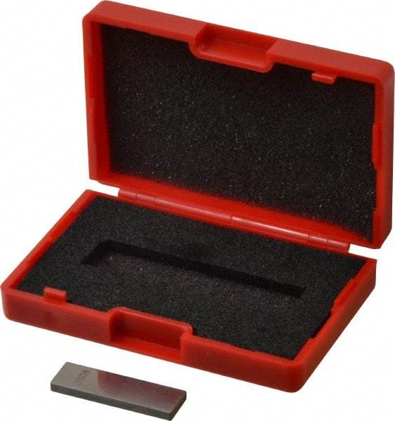 Value Collection - 0.1008" Rectangular Steel Gage Block - Accuracy Grade AS-1, Includes NIST Traceability Certification - Best Tool & Supply