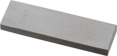 Value Collection - 0.106" Rectangular Steel Gage Block - Accuracy Grade AS-1, Includes NIST Traceability Certification - Best Tool & Supply