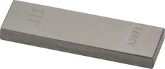 Value Collection - 0.115" Rectangular Steel Gage Block - Accuracy Grade AS-1, Includes NIST Traceability Certification - Best Tool & Supply