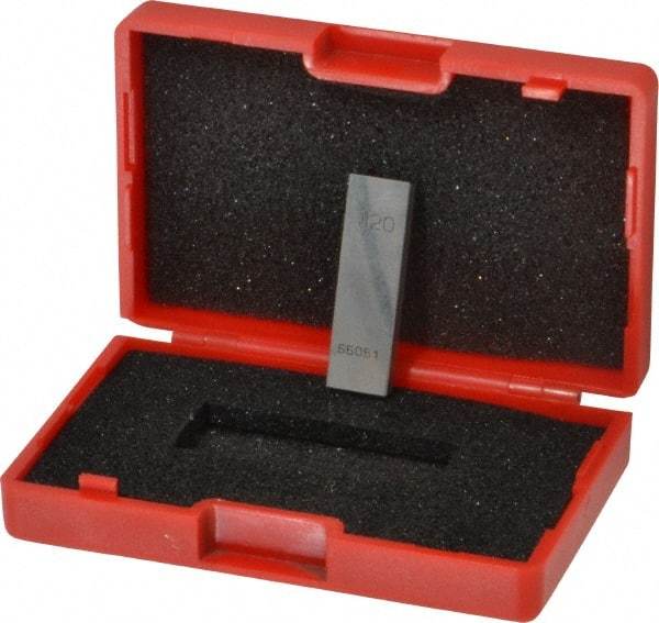 Value Collection - 0.12" Rectangular Steel Gage Block - Accuracy Grade AS-1, Includes NIST Traceability Certification - Best Tool & Supply