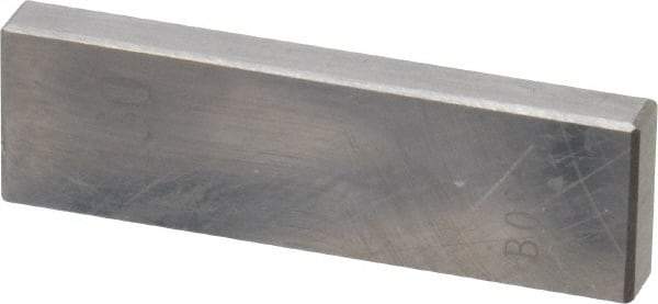 Value Collection - 0.13" Rectangular Steel Gage Block - Accuracy Grade AS-1, Includes NIST Traceability Certification - Best Tool & Supply