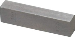 Value Collection - 0.25" Rectangular Steel Gage Block - Accuracy Grade AS-1, Includes NIST Traceability Certification - Best Tool & Supply