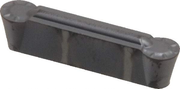 Kennametal - 0405M0R GMN Grade KC5010, 4.05mm Cutting Width Carbide Grooving Insert - 3.4mm Max Depth of Cut, Neutral, 2.03mm Corner Radius, TiAlN Finish - Best Tool & Supply