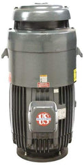 US Motors - 40 hp, TEFC Enclosure, No Thermal Protection, 1,765 RPM, 230/460 Volt, 60 Hz, Three Phase Standard Efficient Motor - Size 324 Frame, Vertical Mount, 1 Speed, Ball Bearings, 95/48 Full Load Amps, F Class Insulation, Reversible - Best Tool & Supply