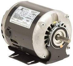 US Motors - 1/3 hp, ODP Enclosure, Auto Thermal Protection, 1,725 RPM, 115 Volt, 60 Hz, Industrial Electric AC/DC Motor - Size 56 Frame, Resilient Mount, 1 Speed, Sleeve Bearings, A Class Insulation, CW Drive End Rev - Best Tool & Supply