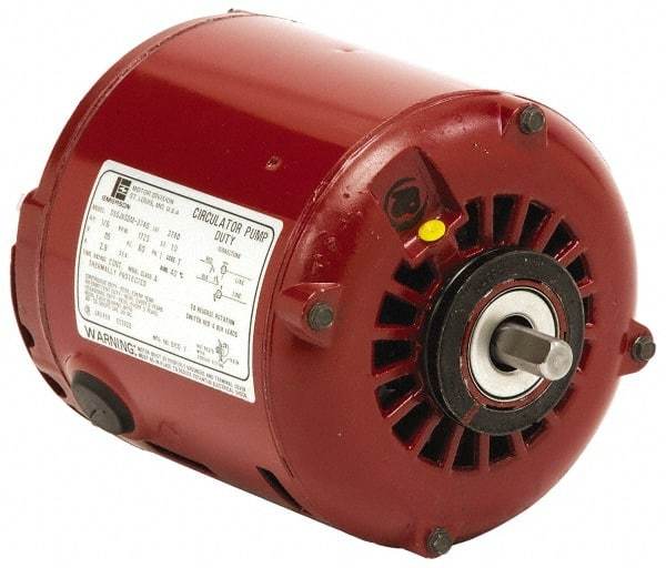 US Motors - 1/6 hp, ODP Enclosure, Auto Thermal Protection, 1,725 RPM, 115 Volt, 60 Hz, Industrial Electric AC/DC Motor - Size 48 Frame, Resilient Mount, 1 Speed, Sleeve Bearings, A Class Insulation, Reversible - Best Tool & Supply