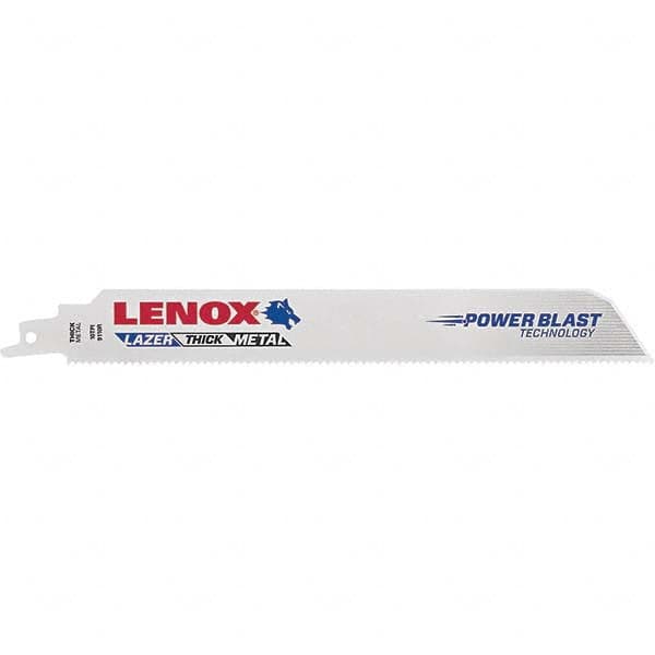 Lenox - Reciprocating Saw Blades Blade Material: Bi-Metal Blade Length (Decimal Inch): 9.00 - Best Tool & Supply