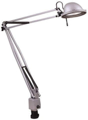 Electrix - 38 Inch, Desk Mounted, Halogen, Silver, Desk Light - 50 Watt, Nonmagnifying - Best Tool & Supply