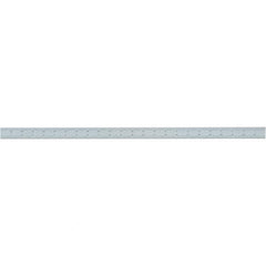 Starrett - 24 Inch Long Blade, 4R Graduation Combination Square Blade - Uncoated, Steel, 1/64, 1/32 1/16 and 1/8 Inch Graduation - Best Tool & Supply