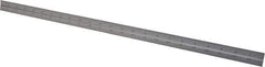 Starrett - 24 Inch Long Blade, 16R Graduation Combination Square Blade - Satin Chrome Finish, Steel, 1/100, 1/64, 1/50 and 1/32 Inch Graduation - Best Tool & Supply