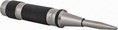 Starrett - 11/16" Automatic Center Punch - 5-1/4" OAL, Steel - Best Tool & Supply