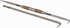 Starrett - 9" OAL Straight/Bent Scriber - Steel with Interchangeable Point - Best Tool & Supply