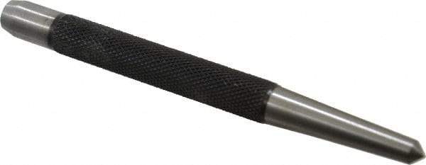 Starrett - 1/4" Center Punch - 5" OAL, Steel - Best Tool & Supply