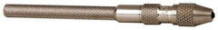 Starrett - 3-3/4" Long, 1.4mm Capacity, Double-End Spring-Action Pin Vise - 3-3/4" Long, 0.01" Min Capacity - Best Tool & Supply