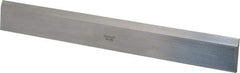 Starrett - 12 Inch Long x 1-13/32 Inch Wide x 11/64 Inch Thick, Beveled Edge Straightedge - 0.0004 Inch Edge Flatness, Steel, 0.0004 Inch Parallelism, 1 Beveled Edge - Best Tool & Supply