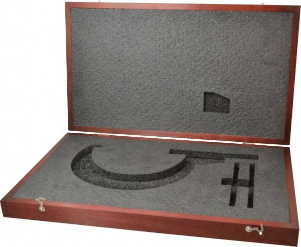 Starrett - Micrometer Case - 7" Max Measurement, Use with 216 & 216M Series Digital Micrometers - Best Tool & Supply