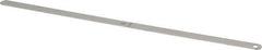 Starrett - 0.03 Inch Thick x 1/2 Inch Wide x 12 Inch Leaf Length, Parallel Feeler Gage - Tempered Steel - Best Tool & Supply