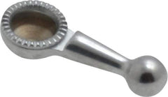 Starrett - 3mm Ball Diam, Steel, Ball Test Indicator Contact Point - 5/32" Contact Point Length, Use with Starrett 711 Series Last Word Dial Test Indicators - Best Tool & Supply