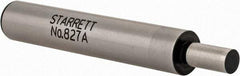 Starrett - 0.2" Head Diam, 3/8" Shank, Single End, Mechanical Edge Finder - Cylindrical Contact - Best Tool & Supply