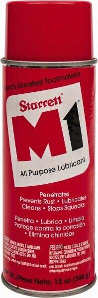 Starrett - 12 oz Aerosol Spray Lubricant - Best Tool & Supply