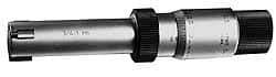 Starrett - 4 to 5", 4" Gage Depth, Mechanical Inside Hole Micrometer - 0.0003" Graduation, 0.00025" Accuracy, Ratchet Stop Thimble - Best Tool & Supply