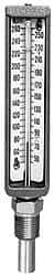 WGTC - 40 to 260°F, Back Angle Industrial Thermometer - 2 Inch Stem Length - Best Tool & Supply