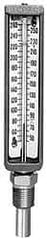 WGTC - 40 to 260°F, Back Angle Industrial Thermometer - 2 Inch Stem Length - Best Tool & Supply